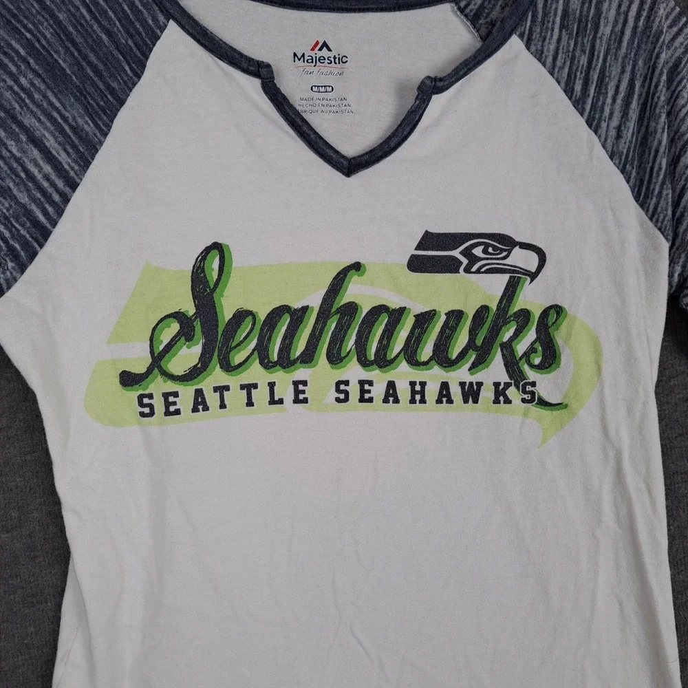Seattle Seahawks Lot of 3 Women's Shirt Small Medium NFL Team Apparel T-Shirts